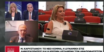 Δ. Μαύρος: Η Καρυστιανού «διαπερνά» συντριπτικά όλα τα κόμματα. Ούτε ο Μαύρος δεν μπορεί πια να κρύψει την κατάρρευση τους!