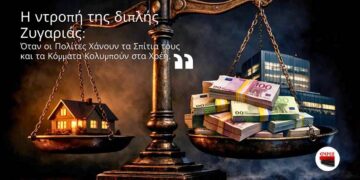 Αποστόλου: Η Ντροπή της Διπλής Ζυγαριάς: Όταν οι Πολίτες Χάνουν τα Σπίτια τους και τα Κόμματα Κολυμπούν στα Χρέη…