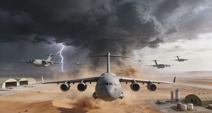 «Καταιγίδα στην Έρημο 2.0: 112 C-17 Globemaster Ενισχύουν Βάσεις – Ο Πόλεμος με Ιράν Πλησιάζει;»