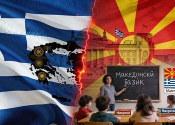 «Η ΣΚΟΠΙΑΝΗ ΠΡΟΠΑΓΑΝΔΑ ΕΠΕΛΑΥΝΕΙ ΣΤΗΝ ΚΑΡΔΙΑ ΤΗΣ ΕΥΡΩΠΗΣ: ΕΓΚΑΙΝΙΑ ΣΧΟΛΕΙΟΥ «ΜΑΚΕΔΟΝΙΚΗΣ ΓΛΩΣΣΑΣ» ΣΤΟ ΑΝΟΒΕΡΟ ΑΠΟ ΤΗ ΛΕΣΧΗ «ΊΛΙΝΤΕΝ» – ΚΑΙ Η ΕΛΛΑΔΑ ΣΙΩΠΑ;»
