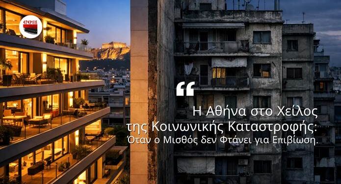 Αποστόλου: Η Αθήνα στο Χείλος της Κοινωνικής Καταστροφής: Όταν ο Μισθός δεν Φτάνει για Επιβίωση…