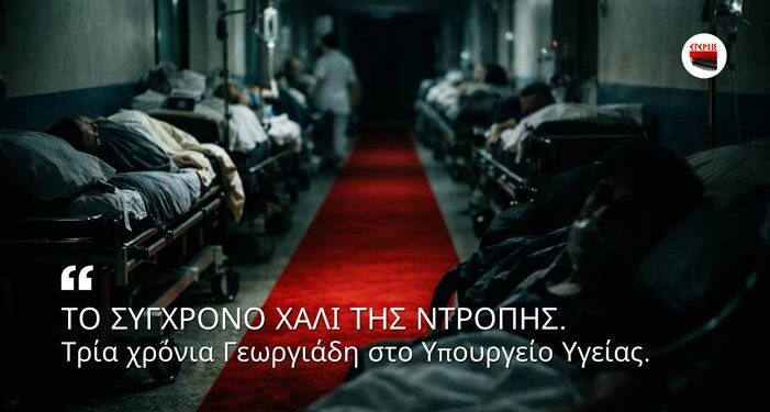 ΑΠΟΣΤΟΛΟΥ: ΤΟ ΣΥΓΧΡΟΝΟ ΧΑΛΙ ΤΗΣ ΝΤΡΟΠΗΣ: Τρία χρόνια Γεωργιάδη στο Υπουργείο Υγείας…