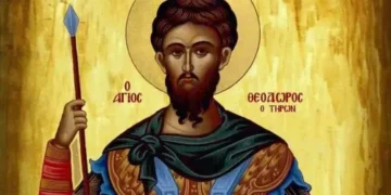 ΑΓΙΟΣ ΘΕΟΔΩΡΟΣ ΤΗΡΩΝ: Ο ΕΝΔΟΞΟΣ ΣΤΡΑΤΙΩΤΗΣ ΤΟΥ ΧΡΙΣΤΟΥ