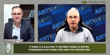 ΑΑΔΕ: ΓΙΑΤΙ ΠΡΕΠΕΙ ΝΑ ΑΝΤΙΔΡΑΣΕΙ Ο ΚΟΣΜΟΣ – ΑΝΑΛΥΣΗ ΤΟΥ Φ. ΓΙΟΒΑΝΟΠΟΥΛΟΥ