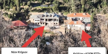 “ΥΠΕΡΜΕΓΕΘΕΙΣ ΚΑΤΑΣΚΕΥΕΣ …ΣΤΗΝ ΕΡΗΜΙΚΗ-ΑΣΚΗΤΙΚΗ ΚΑΨΑΛΑ ΑΓΙΟΥ ΟΡΟΥΣ” ΥΠΟ ΑΓΙΟΡΕΙΤΙΚΗ ΚΕΛΛΙΩΤΙΚΗ ΦΩΝΗ.