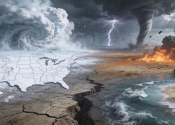 Χάος σε όλη την Αμερική: Megastorm στη Μεσοδυτική Αμερική, 30 ίντσες χιονιού στο Ουισκόνσιν, γιγάντιες πυρκαγιές στη Νεμπράσκα, η άνοδος του Γέλοουστοουν και οι Μπλε Δράκοι στο Τέξας