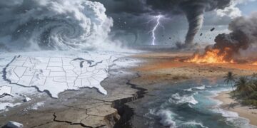 Χάος σε όλη την Αμερική: Megastorm στη Μεσοδυτική Αμερική, 30 ίντσες χιονιού στο Ουισκόνσιν, γιγάντιες πυρκαγιές στη Νεμπράσκα, η άνοδος του Γέλοουστοουν και οι Μπλε Δράκοι στο Τέξας