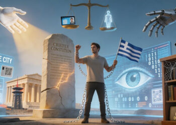 Παναγόπουλος Αλέξιος: “Ο ψηφιακός έλεγχος σε πόλεις 15 λεπτών και το Κράτος Δικαίου στην ιδιόμορφη Ωκεανία (νομική και κοινωνική προσέγγιση).”