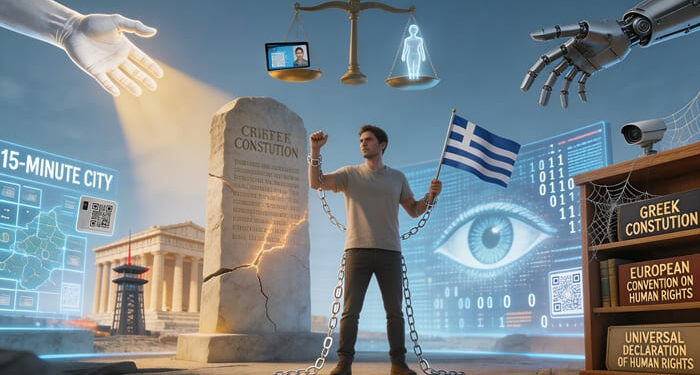Παναγόπουλος Αλέξιος: “Ο ψηφιακός έλεγχος σε πόλεις 15 λεπτών και το Κράτος Δικαίου στην ιδιόμορφη Ωκεανία (νομική και κοινωνική προσέγγιση).”