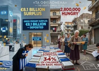 Μαρία Νεγρεπόντη-Δελιβάνη: «8,1 Δισεκατομμύρια Πλεονάσματα – 2.800.000 Πεινασμένοι: Η Ελλάδα Πληρώνει τους Δανειστές ενώ τα Παιδιά της Δεν Αναπτύσσονται