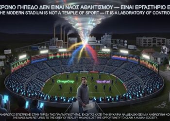 Το Σύγχρονο Γήπεδο ως Εργαστήριο του «Μαζανθρώπου»: Η Ύπνωση πίσω από το Θέαμα. (Γιάννης Καλαϊτζίδης).