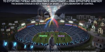 Το Σύγχρονο Γήπεδο ως Εργαστήριο του «Μαζανθρώπου»: Η Ύπνωση πίσω από το Θέαμα. (Γιάννης Καλαϊτζίδης).