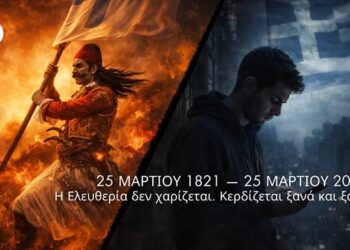 Αποστόλου: Η Ελευθερία δεν χαρίζεται. Κερδίζεται ξανά και ξανά…