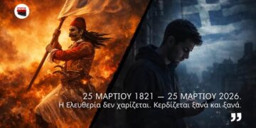 Αποστόλου: Η Ελευθερία δεν χαρίζεται. Κερδίζεται ξανά και ξανά…