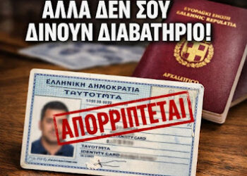 Άλλα λέει ο Υπουργός, άλλα κάνει η «Διεύθυνση Διαβατηρίων»… και οδηγίες για όσους απορρίπτονται οι αιτήσεις για έκδοση Διαβατηρίου