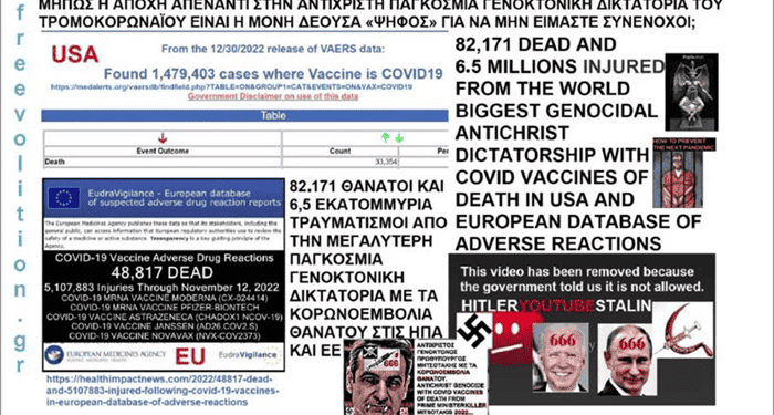 ΓΙΑ ΤΑ ΕΚΑΤΟΜΜΥΡΙΑ ΘΥΜΑΤΑ ΤΗΣ ΑΝΤΙΧΡΙΣΤΗΣ ΠΑΓΚΟΣΜΙΑΣ ΠΑΡΑΛΟΓΗΣ ΓΕΝΟΚΤΟΝΙΚΗΣ ΨΥΧΟΚΤΟΝΙΚΗΣ ΔΙΚΤΑΤΟΡΙΑΣ ΤΟΥ ΤΡΟΜΟΚΟΡΩΝΑΪΟΥ ΓΙΑΤΙ ΔΕΝ ΑΝΤΕΔΡΑΣΕ “Ο ΛΑΟΣ ΚΑΙ ΤΑ….