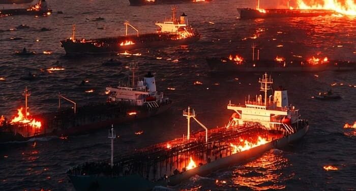 Τζέιμς Σταυρίδης: «Η κόλαση του Ορμούζ: 20.000 ναυτικοί στις φλόγες, 5.000 νάρκες – Μήνες για να τα ξανανοίξουμε»