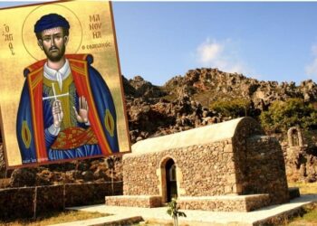 ΑΓΙΟΣ ΝΕΟΜΑΡΤΥΣ ΜΑΝΟΥΗΛ ΑΠΟ ΤΑ ΣΦΑΚΙΑ ΤΗΣ ΚΡΗΤΗΣ