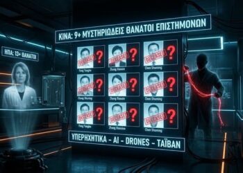 Η αόρατη σφαγή επεκτείνεται: Τουλάχιστον 9 Κινέζοι επιστήμονες νεκροί υπό μυστηριώδεις συνθήκες – Υπερηχητικά, AI, εισβολή στην Ταϊβάν