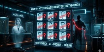 Η αόρατη σφαγή επεκτείνεται: Τουλάχιστον 9 Κινέζοι επιστήμονες νεκροί υπό μυστηριώδεις συνθήκες – Υπερηχητικά, AI, εισβολή στην Ταϊβάν