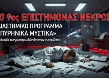 ΣΟΚ ΚΑΙ ΠΑΝΙΚΟΣ ΣΤΙΣ ΗΠΑ: ΝΕΚΡΟΣ Ο 9ος ΕΠΙΣΤΗΜΟΝΑΣ – Συνδέεται με το ΔΙΑΣΤΗΜΙΚΟ ΠΡΟΓΡΑΜΜΑ και ΠΥΡΗΝΙΚΑ ΜΥΣΤΙΚΑ