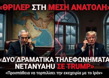 ΘΡΙΛΕΡ ΣΤΗ ΜΕΣΗ ΑΝΑΤΟΛΗ: Τα Δύο Δραματικά Τηλεφωνήματα του Netanyahu στον Trump για να Τορπιλίσει την Εκεχειρία με το Ιράν