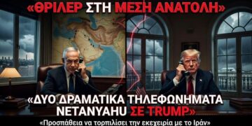 ΘΡΙΛΕΡ ΣΤΗ ΜΕΣΗ ΑΝΑΤΟΛΗ: Τα Δύο Δραματικά Τηλεφωνήματα του Netanyahu στον Trump για να Τορπιλίσει την Εκεχειρία με το Ιράν