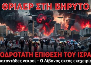 Ο Τραμπ Ξεκαθαρίζει: «Ο ΛΙΒΑΝΟΣ ΔΕΝ ΠΕΡΙΛΑΜΒΑΝΕΤΑΙ ΣΤΗΝ ΕΚΕΧΕΙΡΙΑ» – Ισραήλ Εξαπολύει Σφοδρότατη Επίθεση στη Βηρυτό