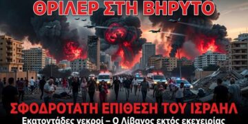Ο Τραμπ Ξεκαθαρίζει: «Ο ΛΙΒΑΝΟΣ ΔΕΝ ΠΕΡΙΛΑΜΒΑΝΕΤΑΙ ΣΤΗΝ ΕΚΕΧΕΙΡΙΑ» – Ισραήλ Εξαπολύει Σφοδρότατη Επίθεση στη Βηρυτό