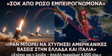 ΣΟΚ ΑΠΟ ΡΩΣΟ ΣΤΡΑΤΙΩΤΙΚΟ ΕΜΠΕΙΡΟΓΝΩΜΟΝΑ: Το Ιράν Μπορεί να Επιτεθεί σε Αμερικανικές Βάσεις στην Ελλάδα και την Ιταλία