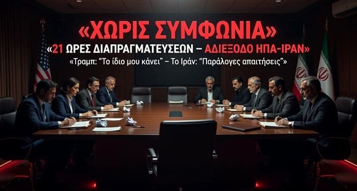 «ΧΩΡΙΣ ΣΥΜΦΩΝΙΑ» μετά από 21 ώρες Μαραθώνιων Διαπραγματεύσεων – Οι Συνομιλίες ΗΠΑ-Ιράν στο Πακιστάν Κατέληξαν σε Αδιέξοδο Τραμπ: «Το ίδιο μου κάνει»