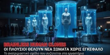 «ΑΝΑΤΡΙΧΙΑΣΤΙΚΟ» – Επιστήμονες Προτείνουν Δημιουργία Ανθρώπινων Κλώνων ΧΩΡΙΣ ΕΓΚΕΦΑΛΟ για τους Πλούσιους Ελίτ
