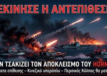 «ΞΕΚΙΝΗΣΕ Η ΑΝΤΕΠΙΘΕΣΗ!» – Το Ιράν Ενεργοποιεί Τριφασικό Σχέδιο Τρόμου για να Τσακίσει τον Αμερικανικό Αποκλεισμό του Hormuz