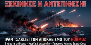 «ΞΕΚΙΝΗΣΕ Η ΑΝΤΕΠΙΘΕΣΗ!» – Το Ιράν Ενεργοποιεί Τριφασικό Σχέδιο Τρόμου για να Τσακίσει τον Αμερικανικό Αποκλεισμό του Hormuz