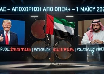 Ιστορική «βόμβα»: Τα ΗΑΕ αποχωρούν από τον ΟΠΕΚ+ την 1η Μαΐου – Αποδυνάμωση του καρτέλ, νίκη Τραμπ, και αναταραχή στην αγορά πετρελαίου