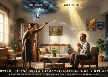 Όσο και να σε λιθοβολεί η γυναίκα σου μη φύγεις… του Χαράλαμπου Παπαδόπουλου