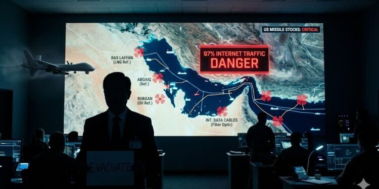 Χάος στη Μέση Ανατολή: Το Ιράν στοχοποιεί 7 διυλιστήρια και 7 καλώδια – Η Κίνα αποχωρεί, οι ΗΠΑ εξαπολύουν Hellfire, και τα οπλοστάσια αδειάζουν