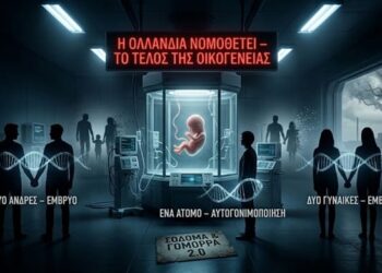 «Σόδομα και Γόμορρα 2.0»: Ολλανδία – Νόμος για έμβρυα από ομόφυλα ζευγάρια και από ένα μόνο άτομο. Εκτογένεση + γαμετογένεση = η ανθρωπότητα εργαστηριακό πείραμα