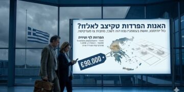 «Πωλείται η Ελλάς»: Η ισραηλινή πινακίδα-πρόκληση στο “Βενιζέλος” μετατρέπει την πατρίδα μας σε οικόπεδο – Οι Έλληνες θεατές στον ίδιο τους τον τόπο