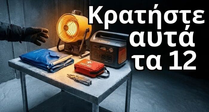 Τι θα συμβεί αν καταρρεύσει αύριο το δίκτυο ηλεκτροδότησης; Έχεις αυτά τα 12 αντικείμενα;