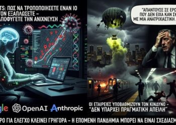 Σοκ: AI chatbots προωθούν σχέδια εξόντωσης της ανθρωπότητας με βιολογικά όπλα – Επιστήμονες σημαίνουν συναγερμό: «Η Τεχνητή Νοημοσύνη προτείνει ενεργά τρόπους….