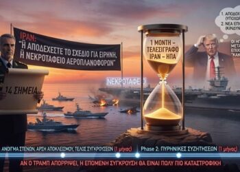 Τελεσίγραφο Ιράν προς Τραμπ: «Ένας μήνας για συμφωνία – Ή το νεκροταφείο αεροπλανοφόρων» – Σχέδιο 14 σημείων….
