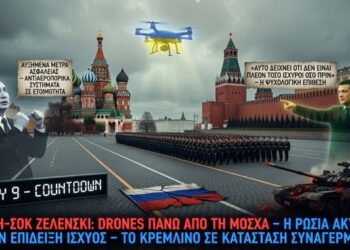 Ζελένσκι: «Ουκρανικά drones θα μπορούσαν να φτάσουν στην παρέλαση της 9ης Μαΐου στη Μόσχα»