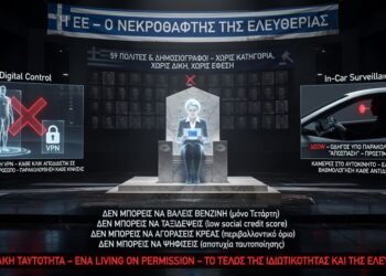 Η ΕΕ είναι ο νεκροθάφτης της ελευθερίας! Το δυστοπικό μέλλον που χτίζεται στις Βρυξέλλες
