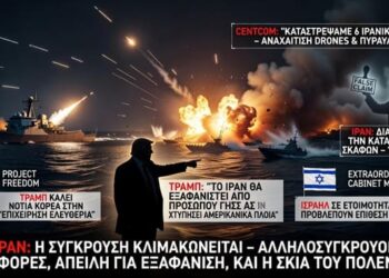 Τραμπ: «Το Ιράν θα εξαφανιστεί από προσώπου γης αν χτυπήσει αμερικανικά πλοία» Οι ΗΠΑ καλούν τη Νότια Κορέα, το Ισραήλ σε έκτακτη σύγκληση, και τα ΗΑΕ προβλέπουν επίθεση μέσα σε 24 ώρες