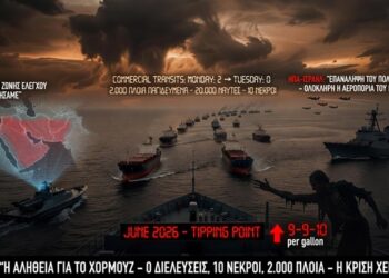 Η αλήθεια που δεν λένε: 2.000 πλοία στον Περσικό, 20.000 ναύτες χωρίς τροφή, 10 νεκροί – Ο Σνάιντερ αποκαλύπτει την πραγματική κατάσταση στο Χορμούζ…
