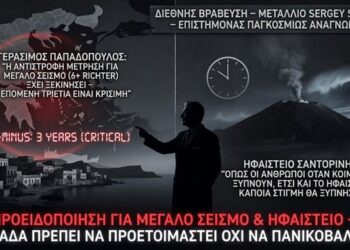 Γεράσιμος Παπαδόπουλος: «Η αντίστροφη μέτρηση για μεγάλο σεισμό στον Κορινθιακό έχει ξεκινήσει» Προειδοποίηση και για το ηφαίστειο της Σαντορίνης: «Κάποια στιγμή θα ξυπνήσει»