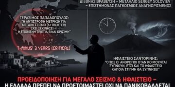 Γεράσιμος Παπαδόπουλος: «Η αντίστροφη μέτρηση για μεγάλο σεισμό στον Κορινθιακό έχει ξεκινήσει» Προειδοποίηση και για το ηφαίστειο της Σαντορίνης: «Κάποια στιγμή θα ξυπνήσει»