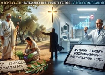 Έκλεισαν οι πανεπιστημιακές σχολές, χρηματοδοτήθηκαν βιομηχανίες φαρμάκων. Η νέα ιατρική απέτυχε, η επιστροφή στις πατρογονικές ρίζες και η αναλαμπή της Ελληνορθοδοξίας είναι η μόνη ελπίδα