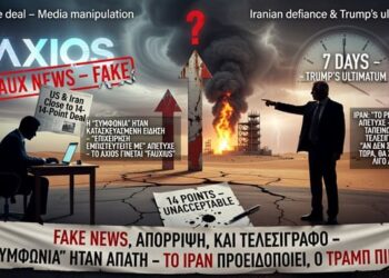 «Η συμφωνία ήταν απάτη» – Ιράν: Η επιχείρηση «εμπιστευτείτε με» απέτυχε, το Axios διαδίδει ψεύτικες ειδήσεις – Τελεσίγραφο 7 ημερών από Τραμπ, αλλά….